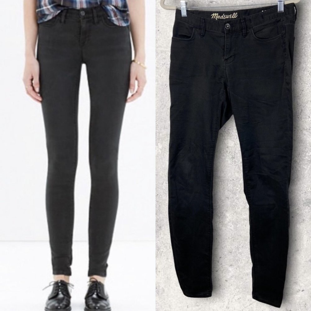 Madewell High Rise Legging Jeans Black Size 27 Stretch Denim Pants Skinny‎ Jean